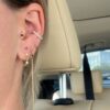 ⁦חישוק מרקיזות 12 מ"מ קונץ/הליקס זהב 14 קראט⁩ – תמונה ⁦3⁩